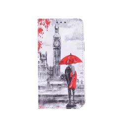   HUSĂ! - Husă pentru telefon iPhone 11 Pro (5,8"), husă carte, husă cu deschidere laterală, închidere magnetică, model „Lovers in London”, Smart Trendy