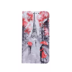   HUSĂ! - Husă pentru telefon iPhone 11 Pro (5,8"), husă carte, husă cu deschidere laterală, închidere magnetică, model „Lovers in Paris”, Smart Trendy