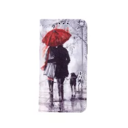   HUSĂ! - Husă pentru telefon iPhone 11 Pro (5,8"), husă carte, husă cu deschidere laterală, închidere magnetică, model „Walking Lovers”, Smart Trendy