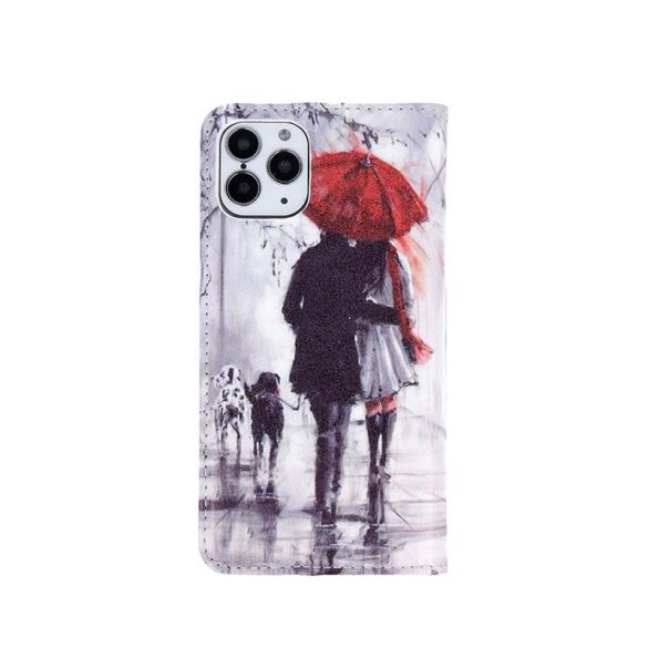 Husă pentru telefon iPhone 11 Pro (5,8"), husă carte, husă cu deschidere laterală, închidere magnetică, model „Walking Lovers”, Smart Trendy