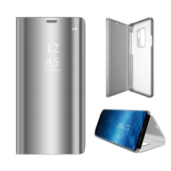   HUSĂ! - Carcasa inteligenta Smart Clear View Huawei P Smart Pro / Honor Y9S argintie