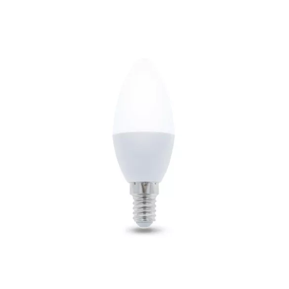 Bec LED E14 / C37, 10W, 6000K, 900lm, lumină albă rece, Forever Light