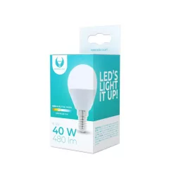   Bec LED E14 / G45, 6W, 4500K, 480lm, lumină albă neutră, Forever Light