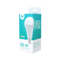   Bec LED E27 / A65, 15W, 6000K, 1470lm, lumină albă rece, Forever Light