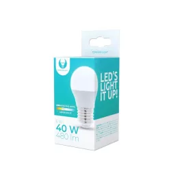   Bec LED E27 / G45, 6W, 4500K, 480lm, lumină albă neutră, Forever Light