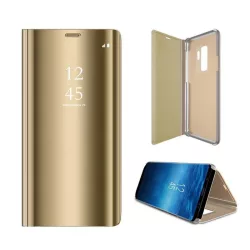 HUSĂ! - Husa Smart Clear View pentru Huawei P40 Pro, aurie