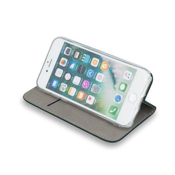 Husă pentru telefon Huawei Y5P, husă carte, husă notebook, husă cu deschidere laterală, închidere magnetică, verde, Smart Magnetic