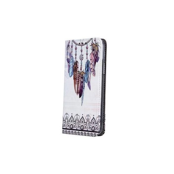 Husă pentru telefon Huawei Y5P, husă carte, husă cu deschidere laterală, închidere magnetică, model „Boho 2”, Smart Trendy
