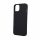 Husa din silicon pentru iPhone 12 / 12 Pro (6.1"), carcasa din spate, neagra, mata Husa din silicon pentru iPhone 12 / 12 Pro (6.1"), carcasa din spate, neagra, mata