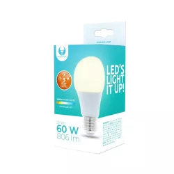   Bec LED E27 / A60, 10W, 3000K, 806lm, lumină albă caldă, Forever Light