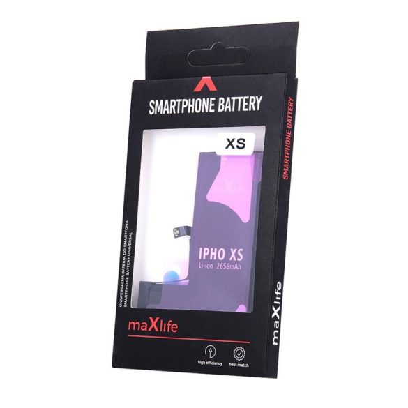 baterie iPhone XS (5.8"), aftermarket, 2658mAh, MaxLife