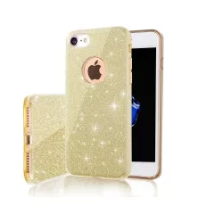   HUSĂ! - iPhone 12 / 12 Pro (6.1")Husădin silicon, Glitter,Husăspate, Aur, Glitter