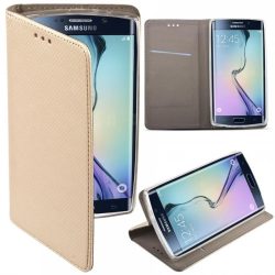   Husă pentru telefon Samsung Galaxy A42 5G, husă carte, carcasă cu deschidere laterală, închidere magnetică, SM-A426, auriu