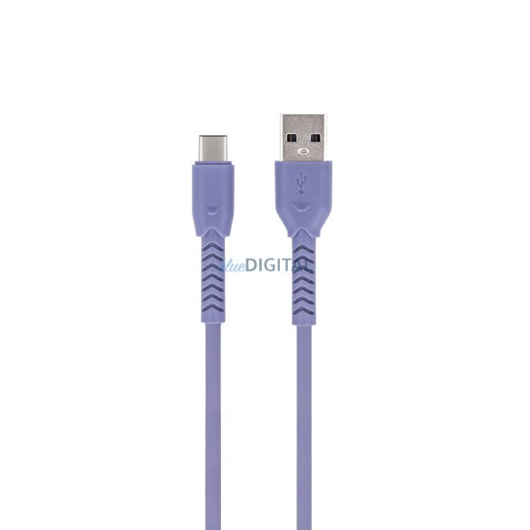 Cablu de date cu încărcare rapidă Type-C, 3A, 1M, violet, Maxlife