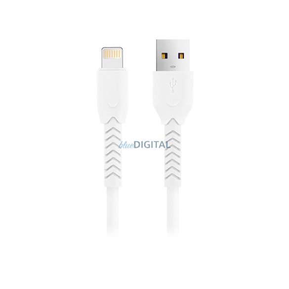 iPhone 8pin Fast Charge Data Cable, 1M, 3A, alb, Maxlife MXUC-04