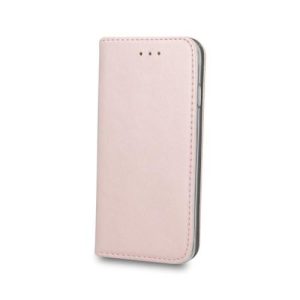 Samsung Galaxy A02s husă pentru telefon, husă pentru carte, husă pentru notebook, husă cu deschidere laterală, închidere magnetică, SM-A025, rose gold, Smart Magnetic