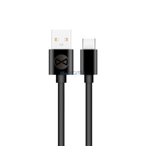 Cablu de date de încărcare rapidă de tip C, 3A, 1M, negru, Forever