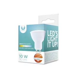   Bec LED GU10, 1W, 6000K, 90lm, lumină albă rece, Forever Light