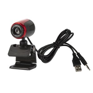 Webcam Setty, negru și roșu
