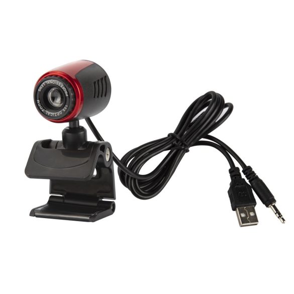 Webcam Setty, negru și roșu
