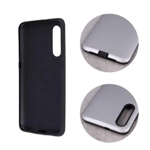 HUSĂ! - Husă din spate Samsung Galaxy S21 Plus rezistentă la șoc, carcasă TPU, argintie, SM-G996, Defender Smooth