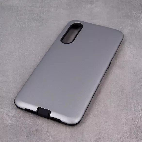 HUSĂ! - Husă din spate Samsung Galaxy S21 Plus rezistentă la șoc, carcasă TPU, argintie, SM-G996, Defender Smooth