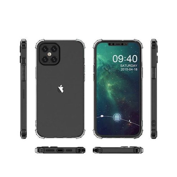 Samsung Galaxy A72 4G/5G silicon husă, transparent, 1,5 mm, SM-A725, SM-A726, Anti Shock
