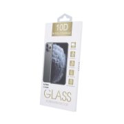   Acoperire completă Samsung G996 Galaxy S21 Plus / S21 Plus 5G folie neagră curbată din sticlă frontală 10D