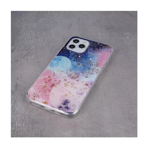HUSĂ! - Husa spate Xiaomi Mi 11, carcasa TPU, Gold Glam Galactic