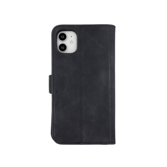 Husă carte Samsung Galaxy S9 Plus, închidere magnetică, husă flip, cadru din silicon, negru, SM-G965, Smart Velvet
