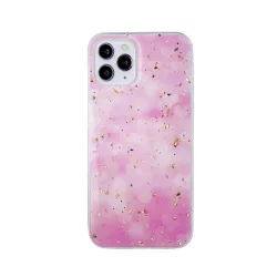   HUSĂ! - Carcasă din spate iPhone 13 Pro (6,1"), carcasă TPU, Gold Glam Pink