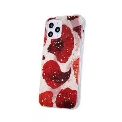   HUSĂ! - Carcasă din spate iPhone 13 Pro Max (6,7"), carcasă TPU, cu model, Gold Glam Poppy
