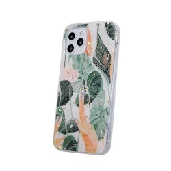   HUSĂ! - Carcasă din spate pentru iPhone 13 Pro (6,1"), carcasă TPU, cu model, pat de flori Gold Glam