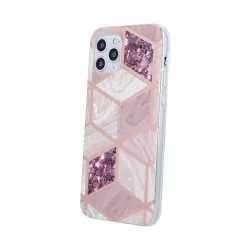   HUSĂ! - Carcasă din spate pentru iPhone 13 Pro (6,1"), carcasă TPU, model marmură, Heather Geometric Marmur