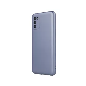 HUSĂ! - Carcasa spate Samsung Galaxy A13 5G / A04s, carcasa TPU, albastra, SM-A136, SM-A047, metalizat