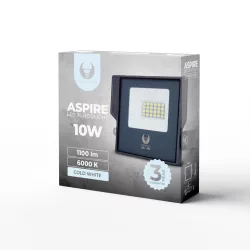   Spot LED, lumină albă rece, 6000K, 1100lm, 10W, IP66, Forever Light Aspire
