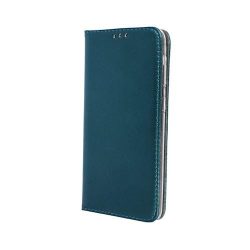  Husă pentru telefon Samsung Galaxy A03s, husă carte, husă pentru notebook, husă cu deschidere laterală, închidere magnetică, SM-A037, verde, Smart Magnetic