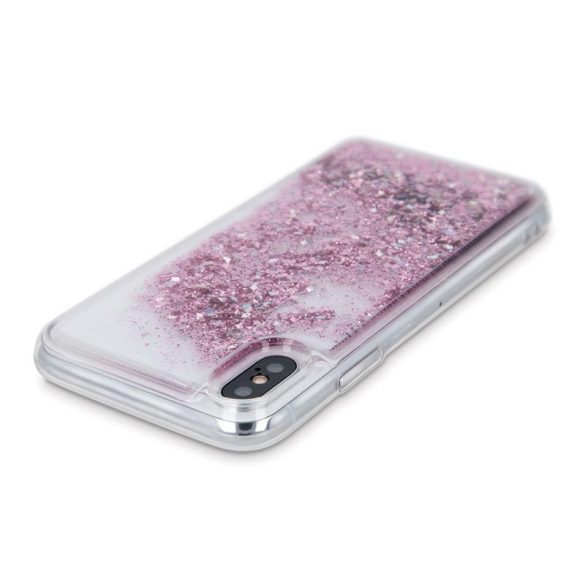 Samsung Galaxy A33 Liquid Sparkle silicon husă, Husă spate, roz, SM-A336, Liquid Sparkle