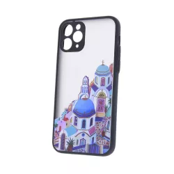   HUSĂ! - Carcasă din spate iPhone 13 Mini (5,4"), carcasă TPU, neagră, Ultra Trendy City 2