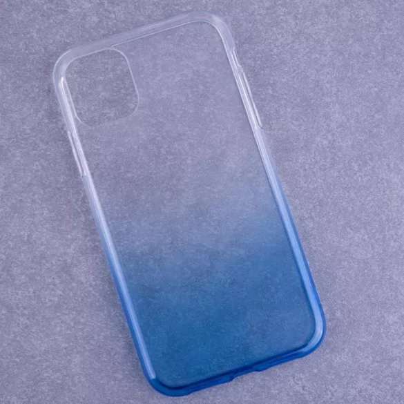 HUSĂ! - Husă din silicon Samsung Galaxy S21 FE, carcasă din spate, husă TPU, albastru, gradient, SM-G990, Gradient