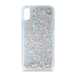   HUSĂ! - Husă din silicon cu sclipici lichid pentru Xiaomi Redmi Note 11 4G / Note 11s 4G, capac din spate, argintiu, Liquid Sparkle