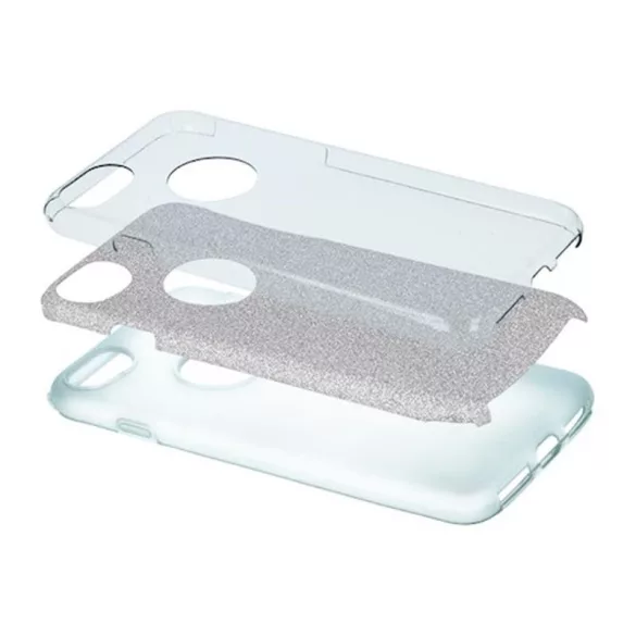 HUSĂ! - Husa din silicon Xiaomi 12 Pro / 12s Pro, sclipici, husa din spate, argintie, Sclipici