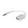 Adaptor USB-A - jack 3,5 mm, alb, Akyga AK-AD-24 Adaptor USB-A - jack 3,5 mm, alb, Akyga AK-AD-24