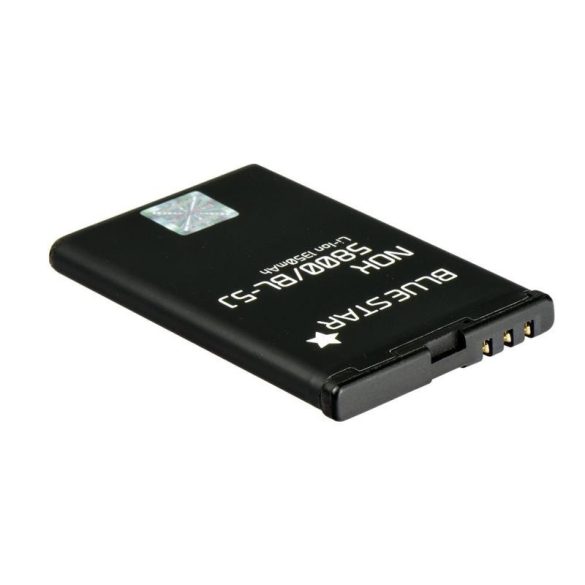 BlueStar Nokia 5800 XM/C3-00/N900/X6/5230/Lumia 520/525 BL-5J baterie aftermarket 1350mAh