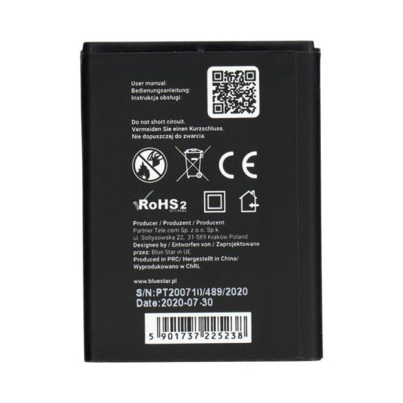 BlueStar Samsung S6500 Galaxy Mini 2 / S6310 Galaxy Young / S7500 Galaxy Ace Plus EB464358VU baterie aftermarket 1550mAh