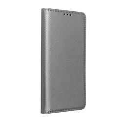   Husa telefon Samsung Galaxy A3 2017, husa carte, husa cu deschidere laterala, inchidere magnetica, SM-A320, gri