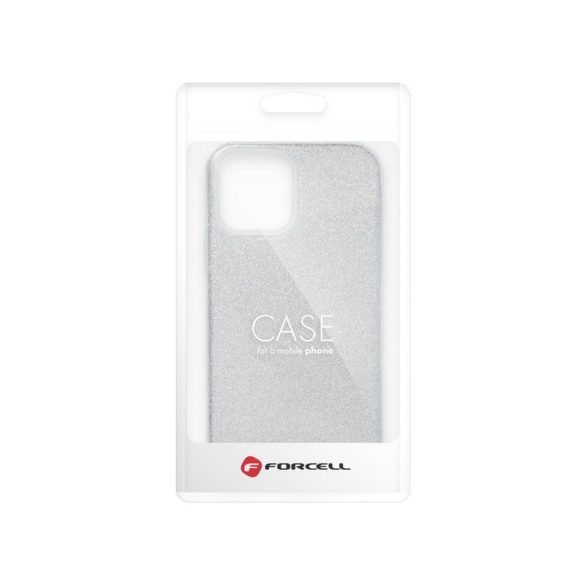 Husa din silicon pentru iPhone 7 8 (4,7"), cu sclipici, husa din spate, argintie