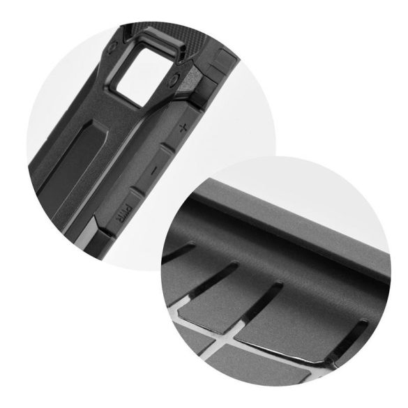 Husă din spate neagră pentru iPhone 7 / 8 / SE 2020 / SE 2022 Defender II (4,7") neagră (Forcell)