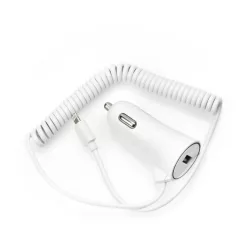   Cap încărcător cardiac cu 1x USB + cablu de date iPhone 8pin, alb, Bluestar