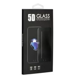   Lipici complet iPhone 7 / 8 / SE 2020 / SE 2022 (4,7") folie neagră curbată 5D din sticlă frontală